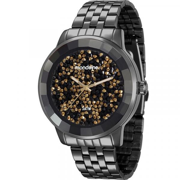 Relógio Mondaine Feminino Preto 94713LPMVPE9