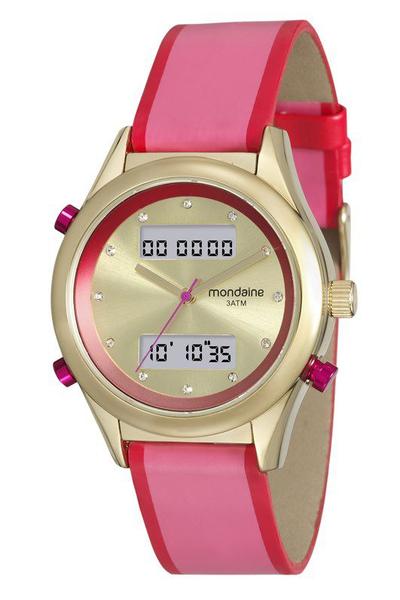 Relógio Mondaine Feminino Pulseira Rosa 99120lpmvdh1