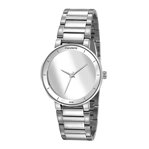 Relogio Mondaine Feminino Ref: 32118l0mvne2 Espelhado Prateado