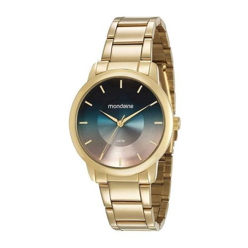 Relogio Mondaine Feminino Ref: 53606lpmvde1 Degradê Dourado