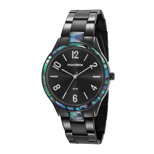 Relogio Mondaine Feminino Ref: 53624lpmvpe2 Fashion Black