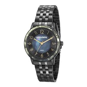 Relogio Mondaine Feminino Ref: 53658lpmvpe3 Fashion Black