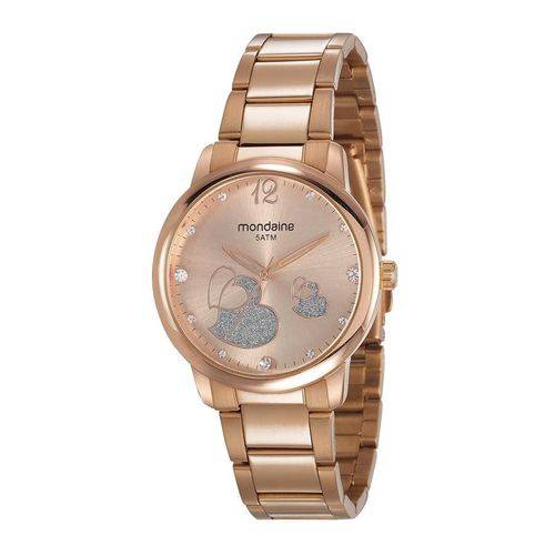 Relogio Mondaine Feminino Ref: 53627lpmvre2 Fashion Rosé