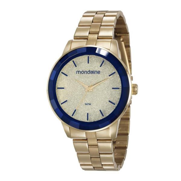 Relogio Mondaine Feminino Ref: 53710lpmvde2 Glitter Dourado