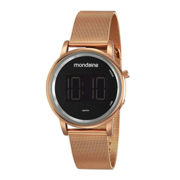 Relogio Mondaine Feminino Ref: 53787lpmvre2 Digital Mesh Rosé