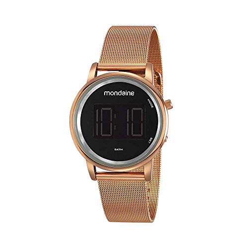 Relogio Mondaine Feminino Ref: 53787lpmvre2 Digital Mesh Rosé