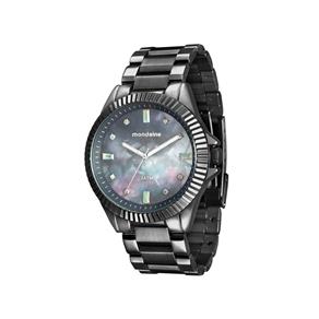 Relogio Mondaine Feminino Ref: 76642lpmvse4 Madre Pérola Black