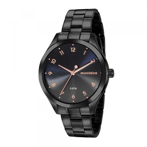 Relogio Mondaine Feminino Ref: 76731lpmvpe3 Fashion Black