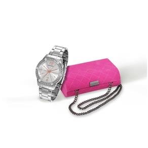 Relogio Mondaine Feminino Ref: 94747l0mgne1 - Estojo Bolsa