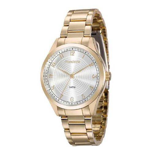 Relogio Mondaine Feminino Ref: 99201lpmvde2 Casual Dourado