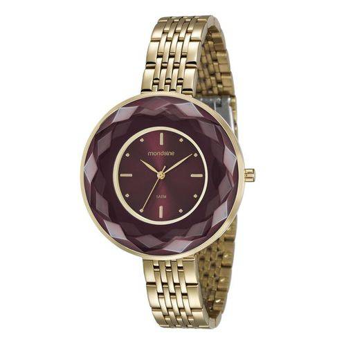 Relogio Mondaine Feminino Ref: 99054lpmvde5 Fashion Dourado