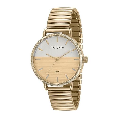 Relogio Mondaine Feminino Ref: 99160lpmvde1 Mola Dourado