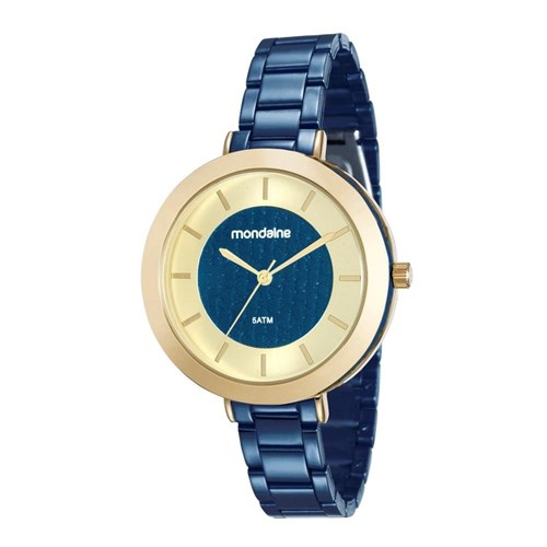 Relogio Mondaine Feminino Ref: 99172Lpmvle3 Fashion Azul