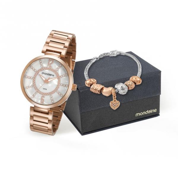 Relógio Mondaine Feminino Rose 53617LPMKRE4K1