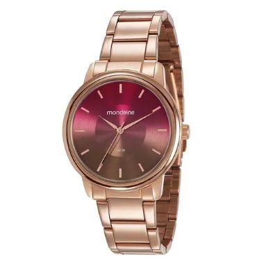 Relogio Mondaine Feminino Rose Visor Degrade 53606Lpmvre8