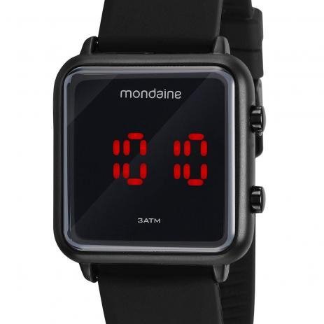 Relógio Mondaine Feminino Silicone 32008MPMVPI4 Digital Preto - Seculus