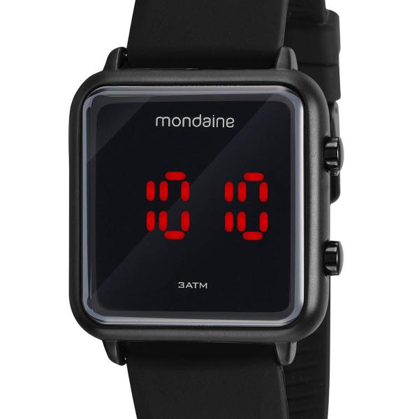 Relógio Mondaine Feminino Silicone 32008MPMVPI4 Digital Preto