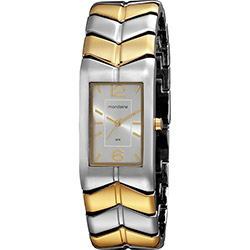 Relógio Mondaine Feminino Social - 94516LPMNBM2 - Cromado e Dourado