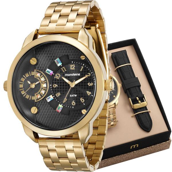 Relógio Mondaine Feminino Troca Pulseiras 76715lpmvde4