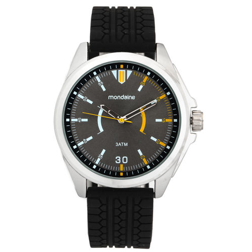 Relógio Mondaine Masculino 53525G0MVNI2 Prata/Preto