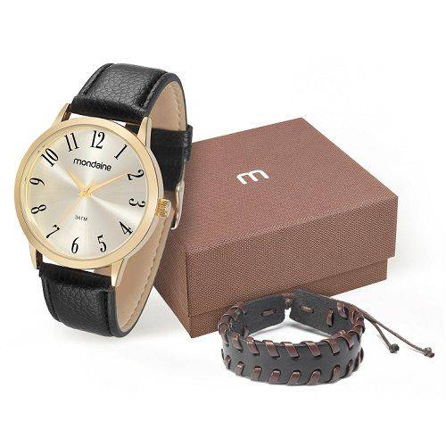 Relógio Mondaine Masculino 83286gpmvdh2k2 + Pulseira