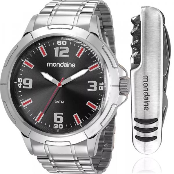 Relógio Mondaine Masculino 83397g0mvne2k Prateado