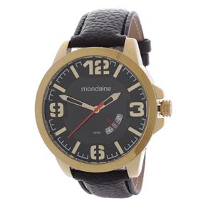 Relógio Mondaine Masculino Analógico Dourado 24970