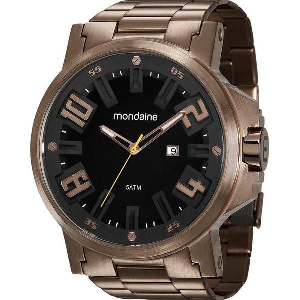 Relógio Mondaine Masculino Chocolate 99233GPMVMS7