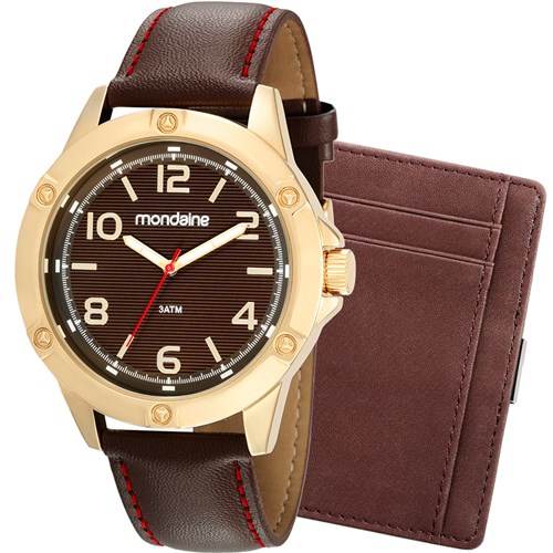 Relógio Mondaine Masculino com Porta Cartões 83395GPMVDH1K1