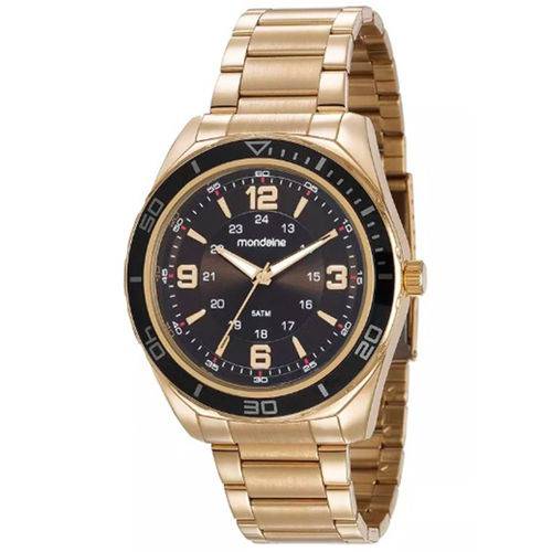 Relógio Mondaine Masculino Dourado 53598gpmvde4