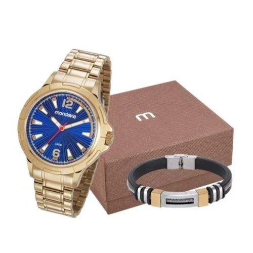 Relogio Mondaine Masculino Dourado 83452gpmvde2k1