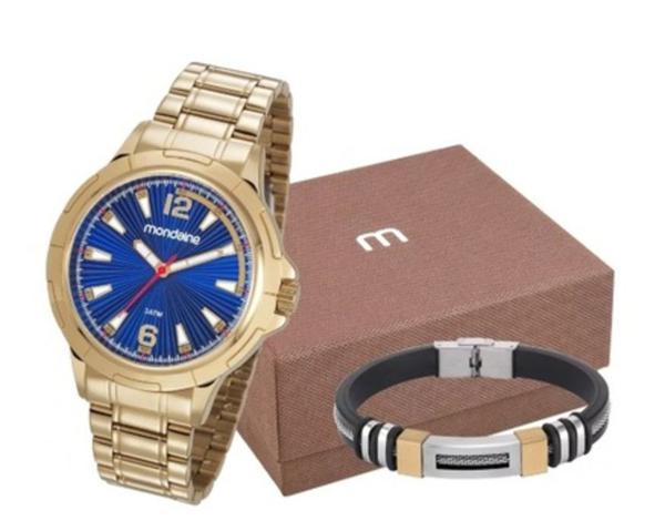 Relogio Mondaine Masculino Dourado 83452gpmvde2k1