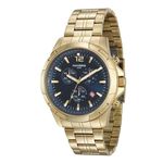 Relógio Mondaine Masculino Dourado e Azul 99177gpmvda1