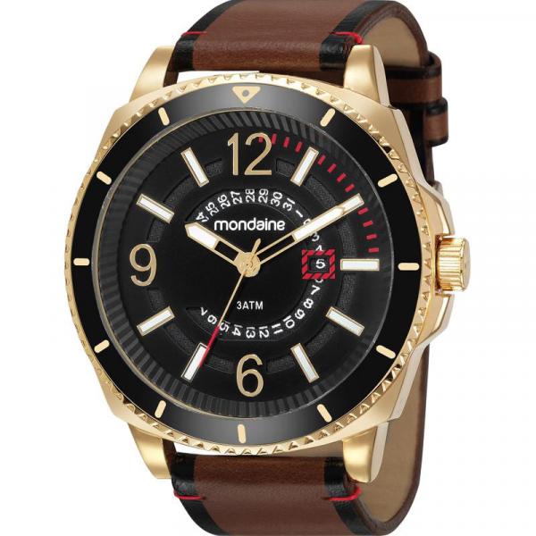 Relógio Mondaine Masculino Marrom 83401GPMVDH2