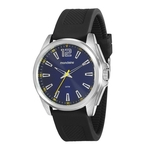 Relógio Mondaine Masculino Prata Fundo Azul 99148g0mvni2