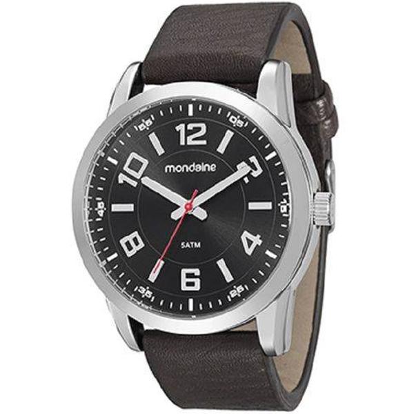 Relógio Mondaine Masculino Prata/marrom 99071g0mvnh1k1