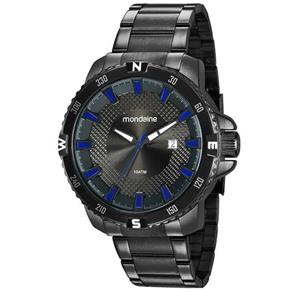 Relógio Mondaine Masculino Preto Fosco 53646gpmvps1