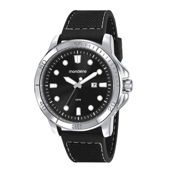 Relógio Mondaine Masculino Pulseira de Silicone 99413g0mvni2