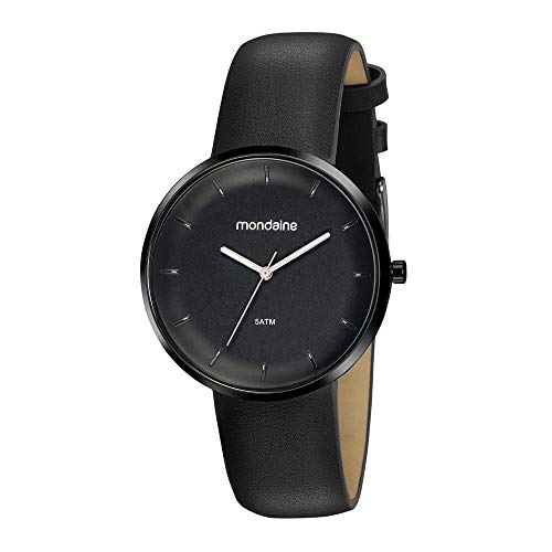 Relogio Mondaine Masculino Ref: 32137gpmvph1 Minimalista Black