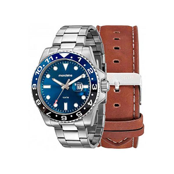 Relógio Mondaine Masculino Troca Pulseiras 99221G0MVNA1