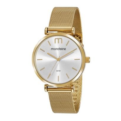 Relógio Mondaine Minimalista 53780LPMVDE1 40mm Aço Feminino