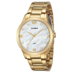 Relógio Mondaine Moda 60485LPMVDE1. Analógico. Resistente à Água 30M.