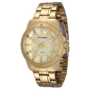 Relógio Mondaine Moda Feminino 94625LPMVDE1 Caixa e Pulseira de Metal Resistente à Água 50M