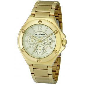 Relógio Mondaine Multifunction Feminino 94493LPMGDS3. Calendário Multifunção