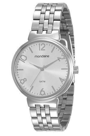 Relógio Mondaine Prata Pulseira em Aço 99068L0MVNE2