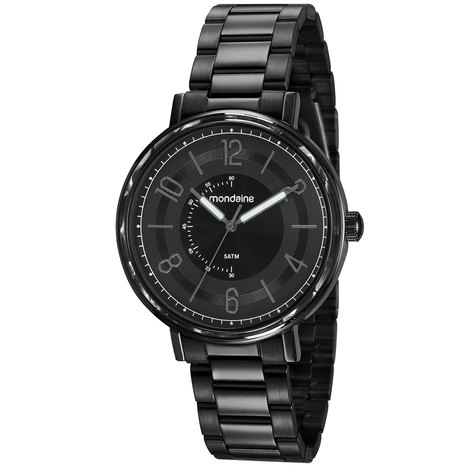 Relógio Mondaine - Preto - U