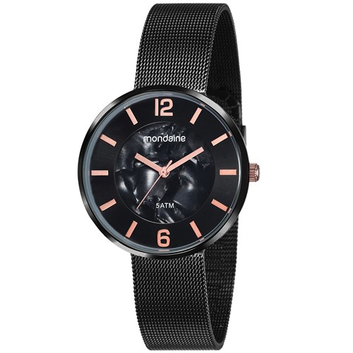 Relógio Mondaine - Preto - U