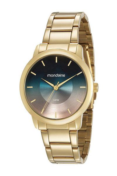 Relógio Mondaine Pulso Feixo Metal Dourado Feminino Ad 53606