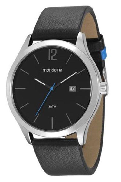 Relógio Mondaine Unissex Couro Preto 99081m0mvnh1