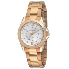 Relógio Mondaine Urbano Feminino 78187LPMBRA2. Pulseira e Caixa em Aço Rosê. Resistente à Água 50M.